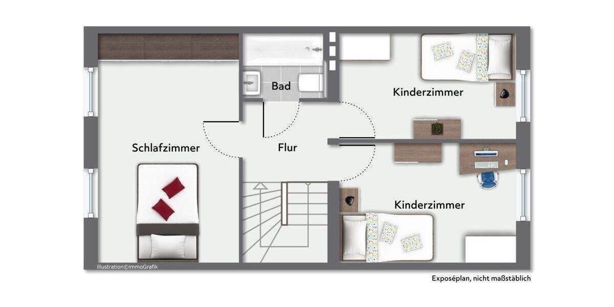 Reihenendhaus Hamburg Bramfeld - 3 Zimmer, 80 m&sup2;, 398.000&euro; | Angebot:25630933