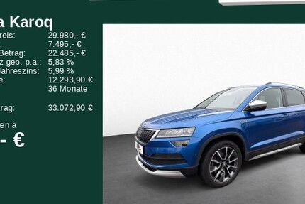 Skoda Karoq 60.100 km 29.490 &euro; Rödermark 63322