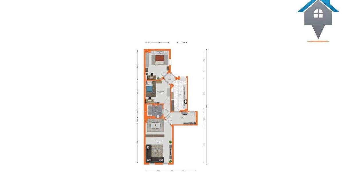 Etagenwohnung Görlitz Innenstadt - 3 Zimmer, 89 m&sup2;, 95.000&euro; | Angebot:25662995