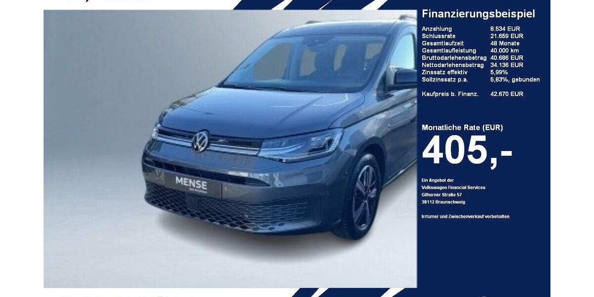 VW Caddy 11.000 km 38.960 &euro; Gütersloh 33334