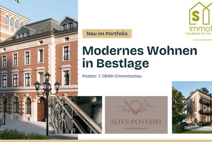 Wohnung Crimmitschau - 2 Zimmer, 65 m&sup2;, 618&euro; | Angebot:26866558