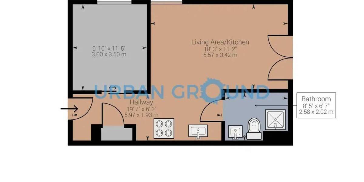 Etagenwohnung Berlin Friedrichsfelde - 2 Zimmer, 48 m&sup2;, 1.095&euro; | Angebot:26343982