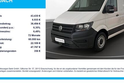 VW Crafter 4.900 km 43.430 &euro; Plattling 94447