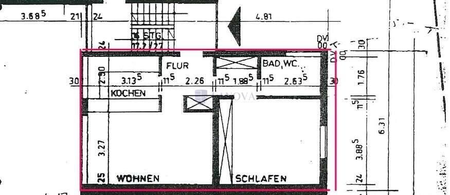 Etagenwohnung Ulm Böfingen - 2 Zimmer, 55 m&sup2;, 232.000&euro; | Angebot:26714986