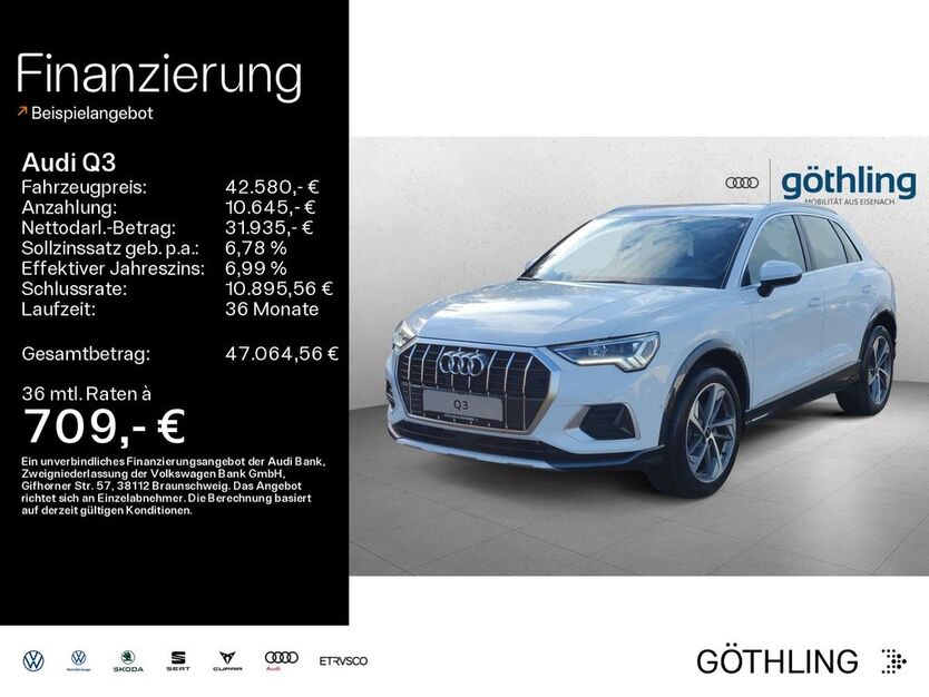 Audi Q3 6.500 km 42.580 € Eisenach 99817