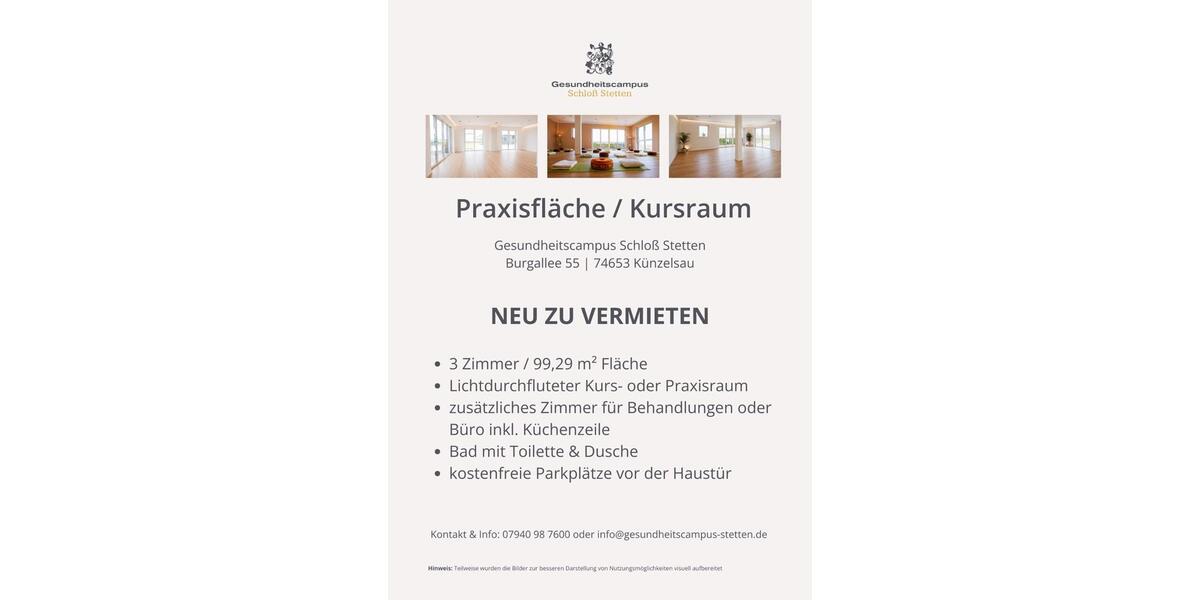 Gewerbeobjekt Künzelsau - 1.750&euro; | Angebot:26532986