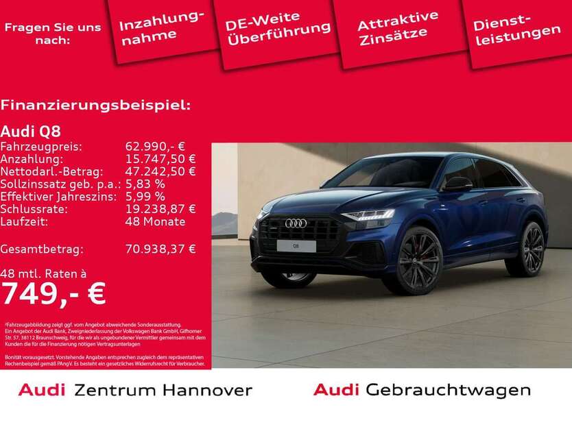 Audi Q8 41.746 km 62.990 € Hannover 30179