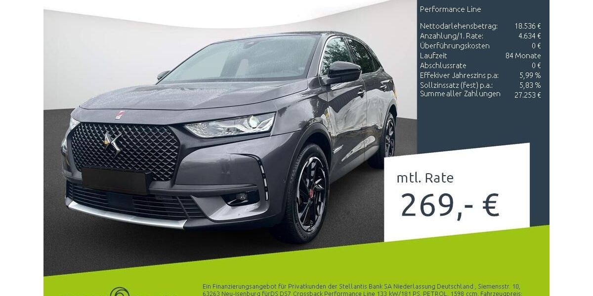 DS Automobiles DS7 (Crossback) 26.861 km 23.170 &euro; Borken 46325