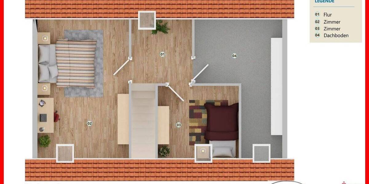 Reihenendhaus Emden Wolthusen - 4 Zimmer, 80 m&sup2;, 179.000&euro; | Angebot:26824642
