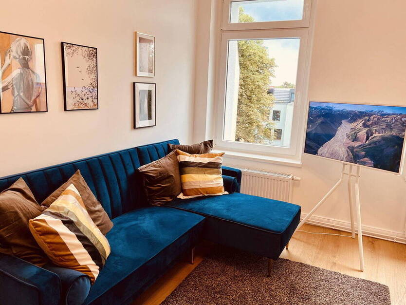Möblierte 1,5-Zimmer-Wohnung mit Weitblick - modern & ruhig gelegen in Berlin-Oberschöneweide