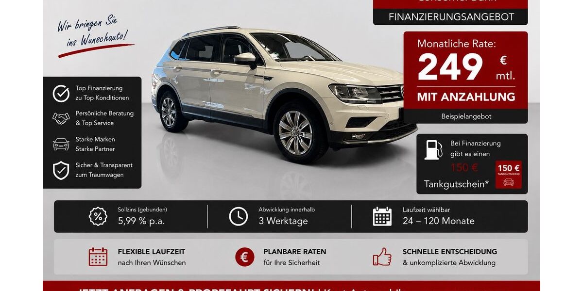VW Tiguan Allspace 113.000 km 22.999 &euro; Lübbecke 32312
