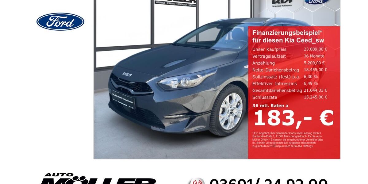 Kia ceed Sportswagon 21.972 km 23.889 &euro; Eisenach 99817