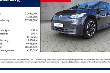 VW ID.3 13.900 km 21.980 € Reichenbach 08468