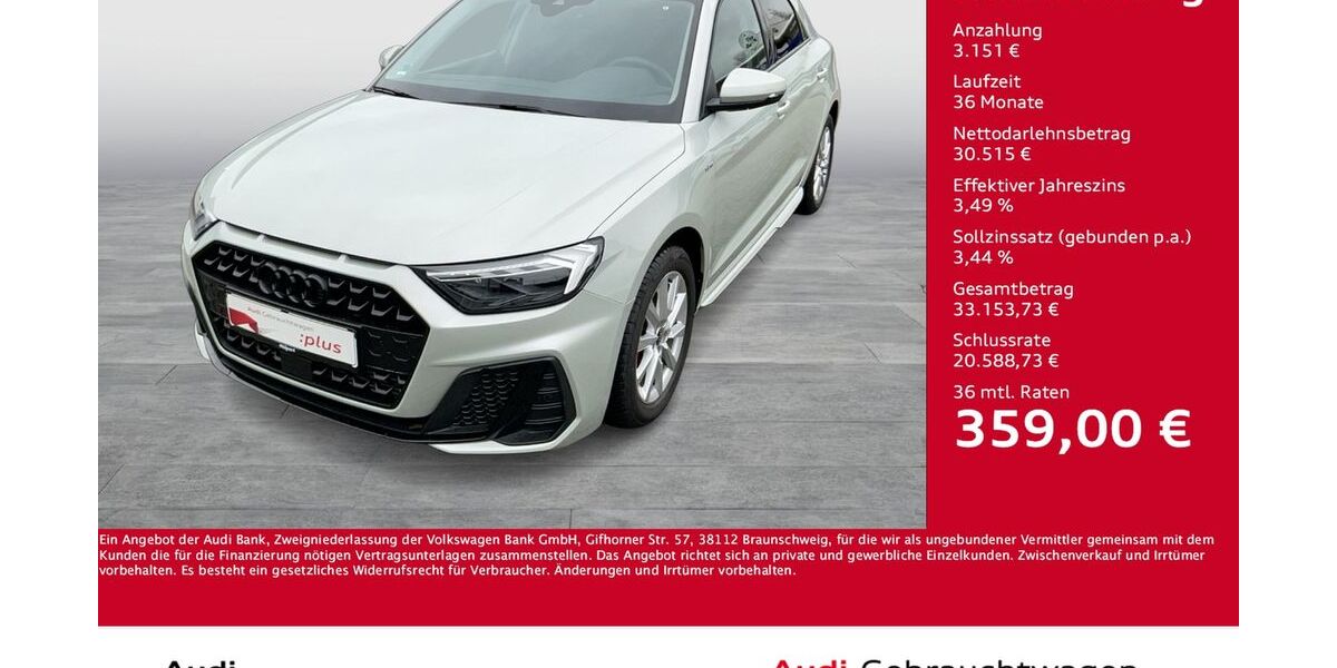 Audi A1 6.625 km 33.666 &euro; Dortmund 44143