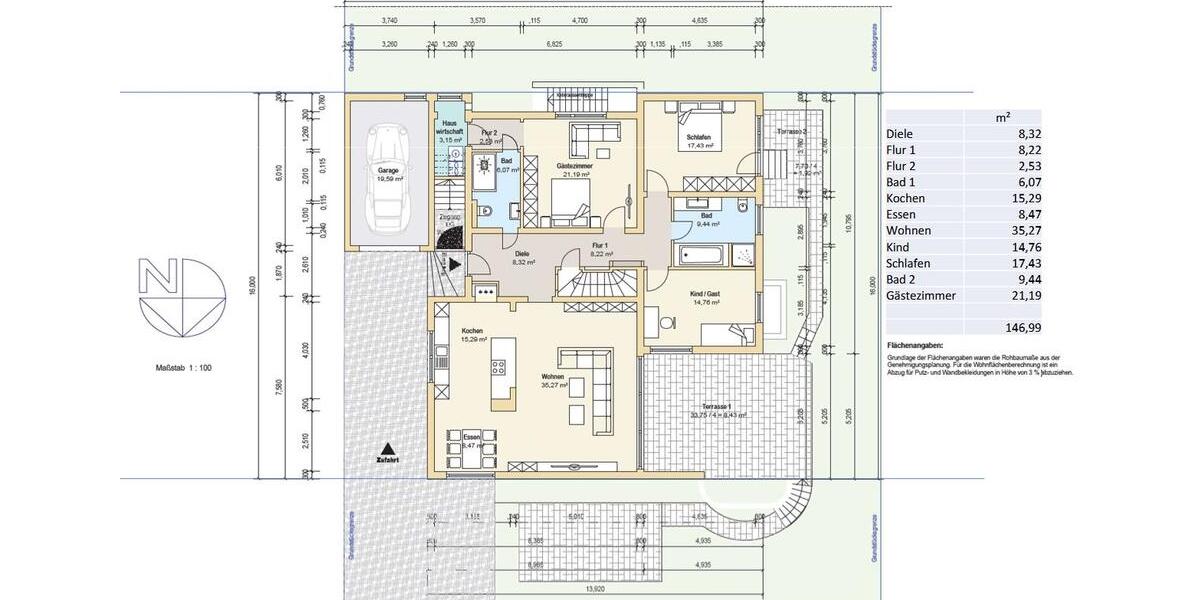 Erdgeschoßwohnung Euskirchen Dom-Esch - 4 Zimmer, 146 m&sup2;, 440.000&euro; | Angebot:26762323