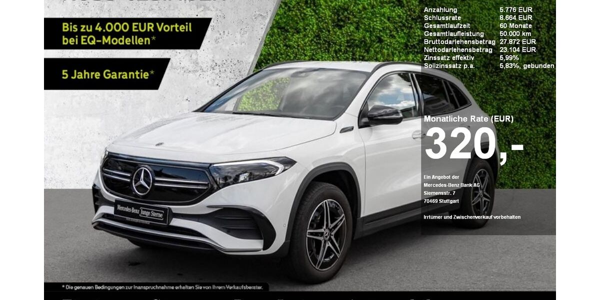 Mercedes-Benz EQA 42.500 km 27.980 € Esslingen 73730