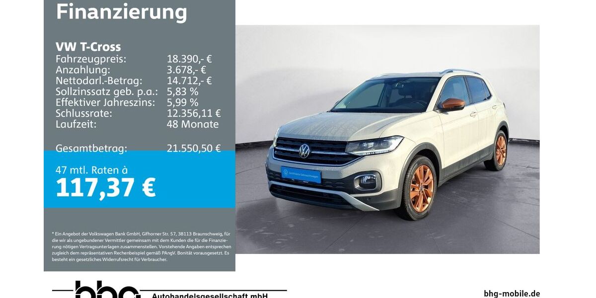 VW T-Cross 24.400 km 18.390 &euro; Rottweil 78628