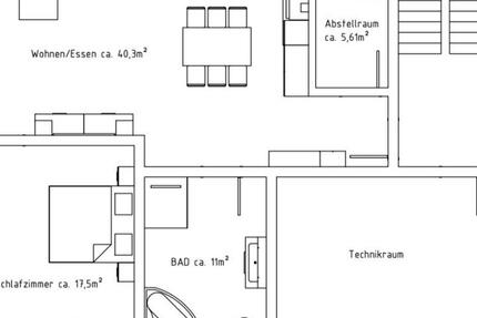 Wohnung Buchen (Odenwald) - 2 Zimmer, 75 m&sup2;, 800&euro; | Angebot:25407170