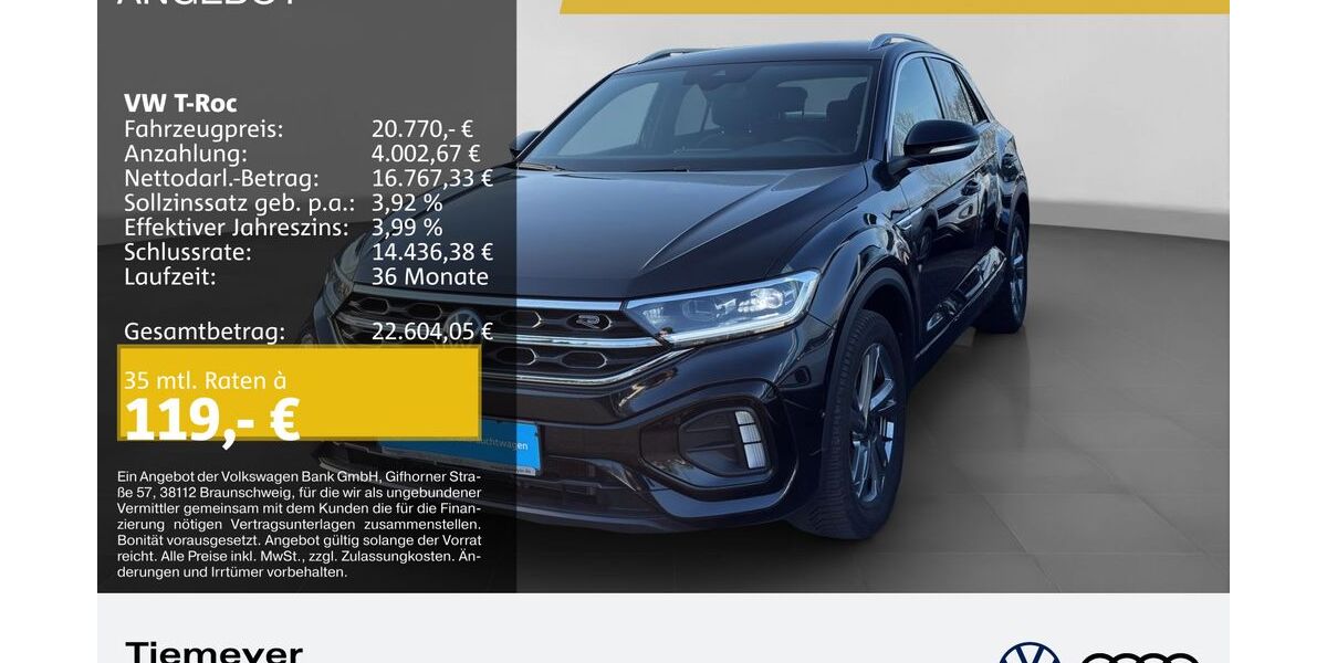 VW T-Roc 54.158 km 20.770 &euro; Gelsenkirchen 45894