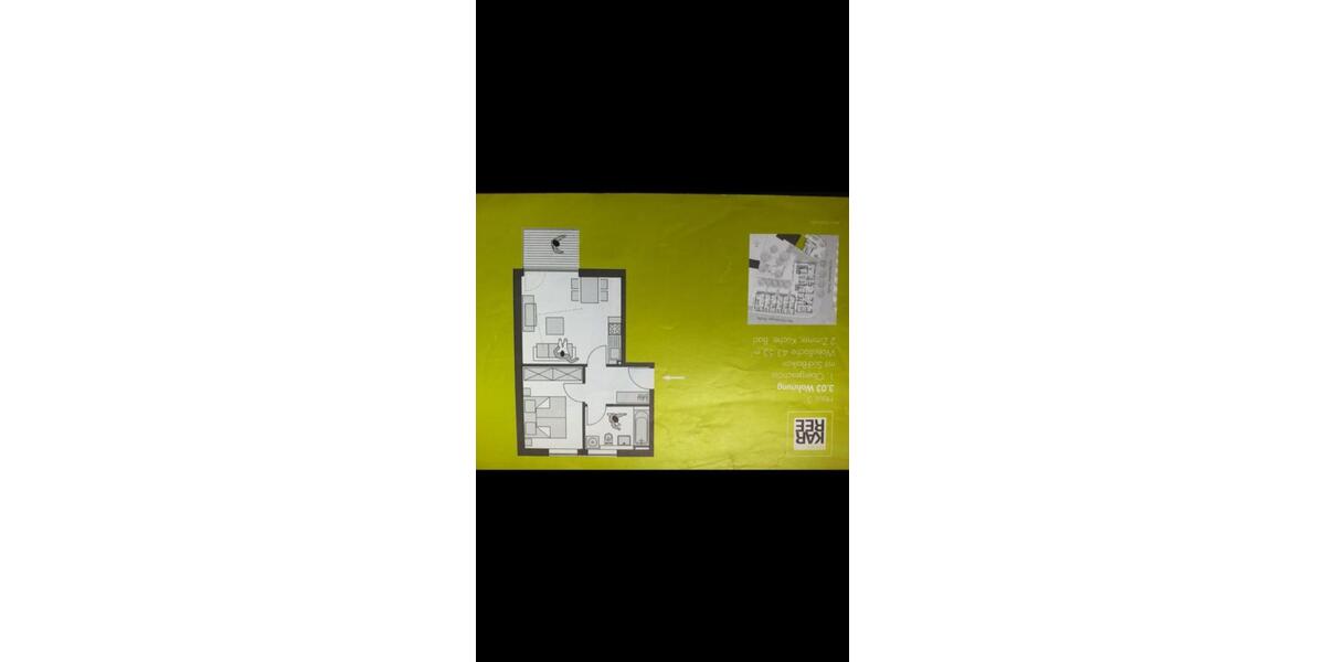 Hochparterre Burglengenfeld - 2 Zimmer, 44 m&sup2;, 670&euro; | Angebot:25422498