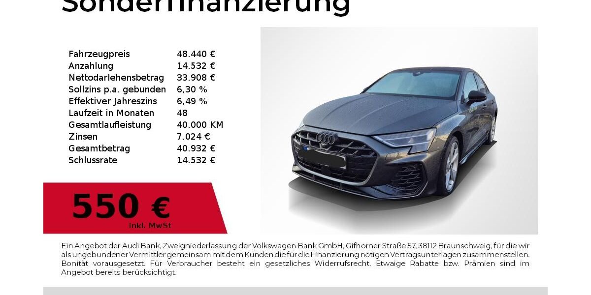 Audi S3 12.918 km 48.440 &euro; Nürnberg 90411