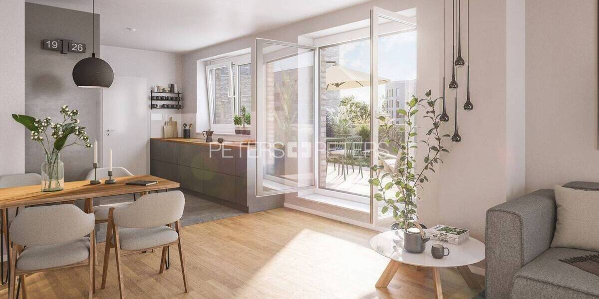 Etagenwohnung Hamburg Groß Borstel - 3 Zimmer, 92 m&sup2;, 2.299&euro; | Angebot:26853000
