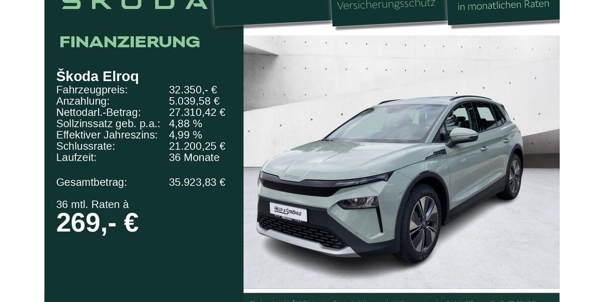 Skoda Elroq 4.001 km 31.750 &euro; Neu-Ulm 89231