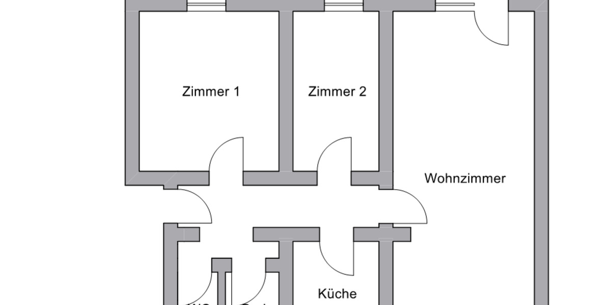 3 Zimmer Wohnung mit Balkon und Gäste WC Villingen 3 zimmer