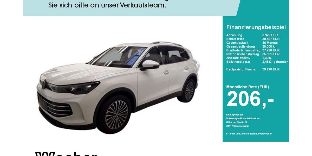 VW Tiguan 11.357 km 38.650 &euro; Weil der Stadt 71263