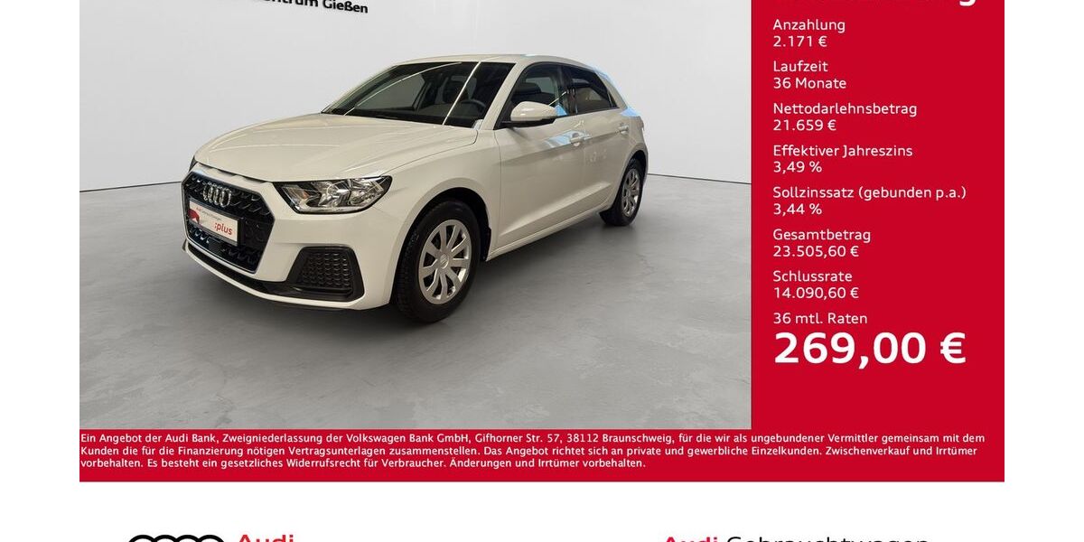 Audi A1 3.500 km 23.830 &euro; Giessen 35394