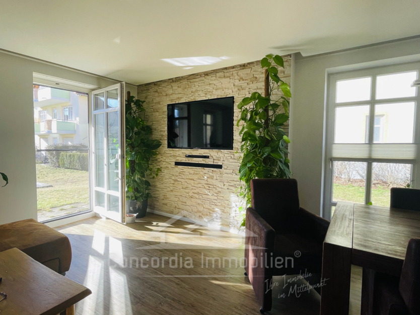Ruhig gelegene 3-Raum-Wohnung mit Terrasse & TG-Stellplatz