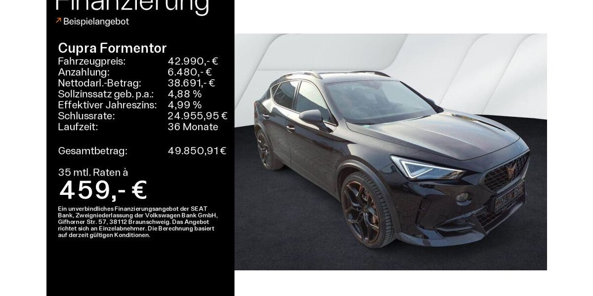 Cupra Formentor 23.400 km 42.990 &euro; Lichtenfels 96215