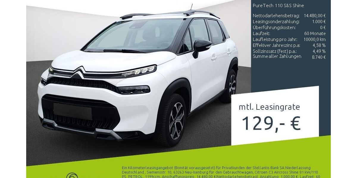Citroen C3 Aircross 20.587 km 14.860 &euro; Borken 46325