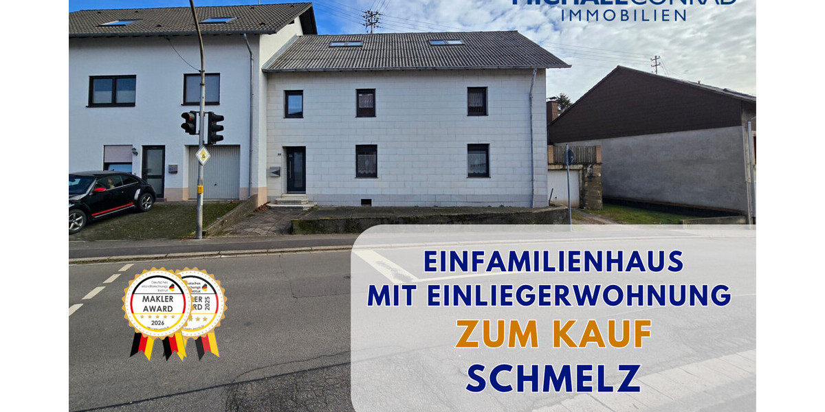 Modernisiertes Einfamilienhaus mit Einliegerwohnung Schmelz zentral - Einfamilienhaus Schmelz | Angebot:27010373