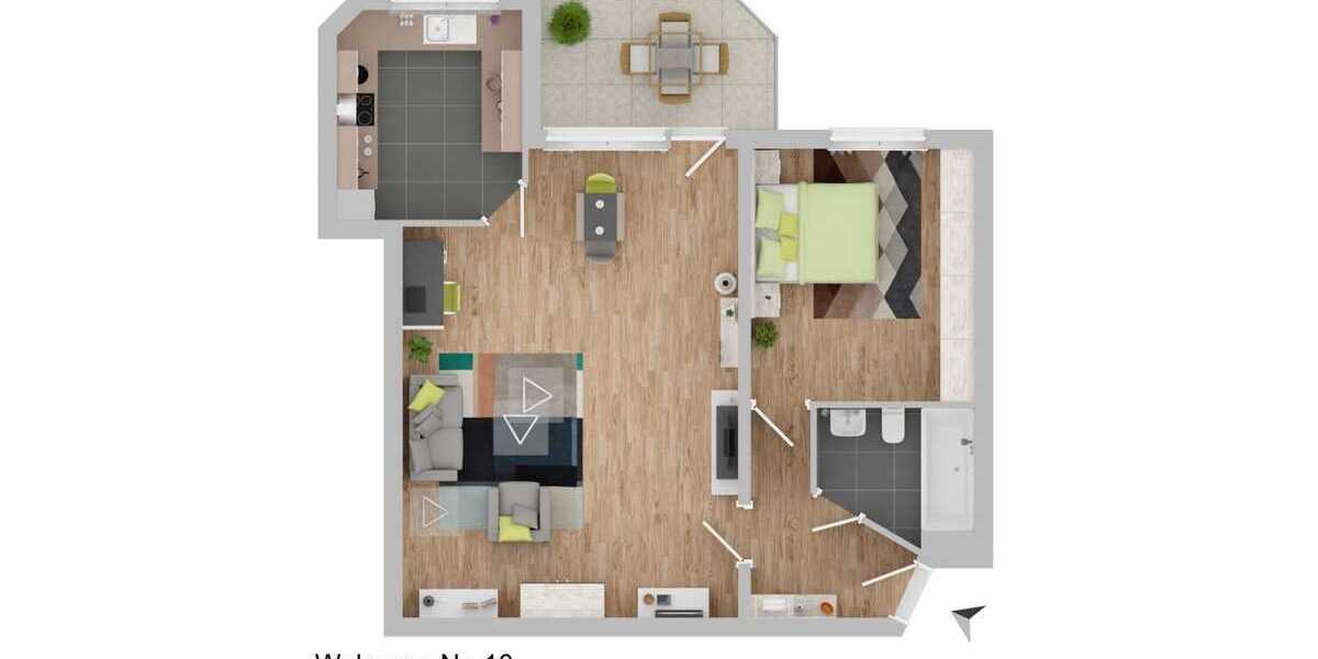 Schnuckeliges, neues Zuhause sucht Leben - Etagenwohnung Hildesheim Itzum | Angebot:27130699