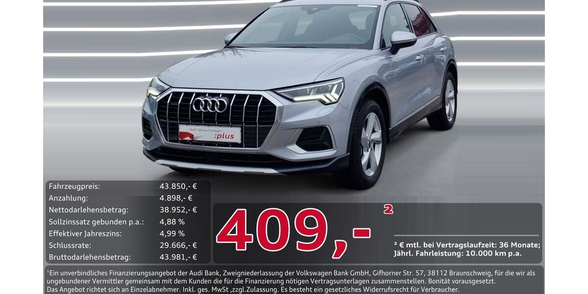 Audi Q3 7.205 km 42.890 &euro; Ingolstadt 85057
