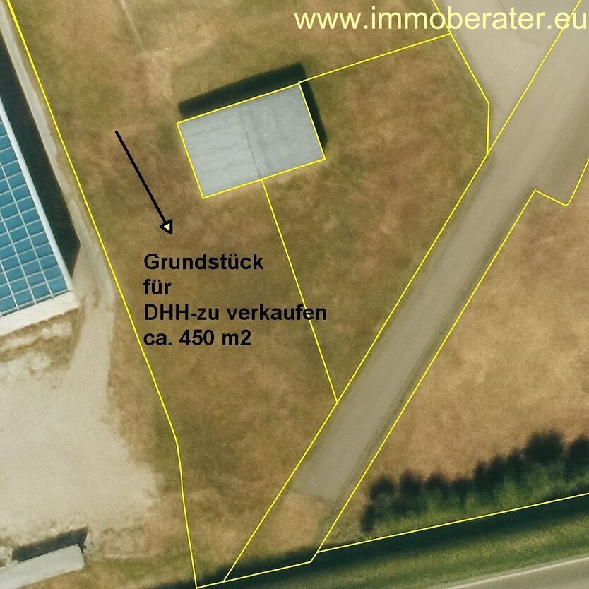 Nähe Schrobenhausen Grundst. für DHH -Fläche 450 m² Anbau an bereits bewohntes DH geplant kurzfr. Bebauung möglich, da ortsüblich erschlossen! zimmer