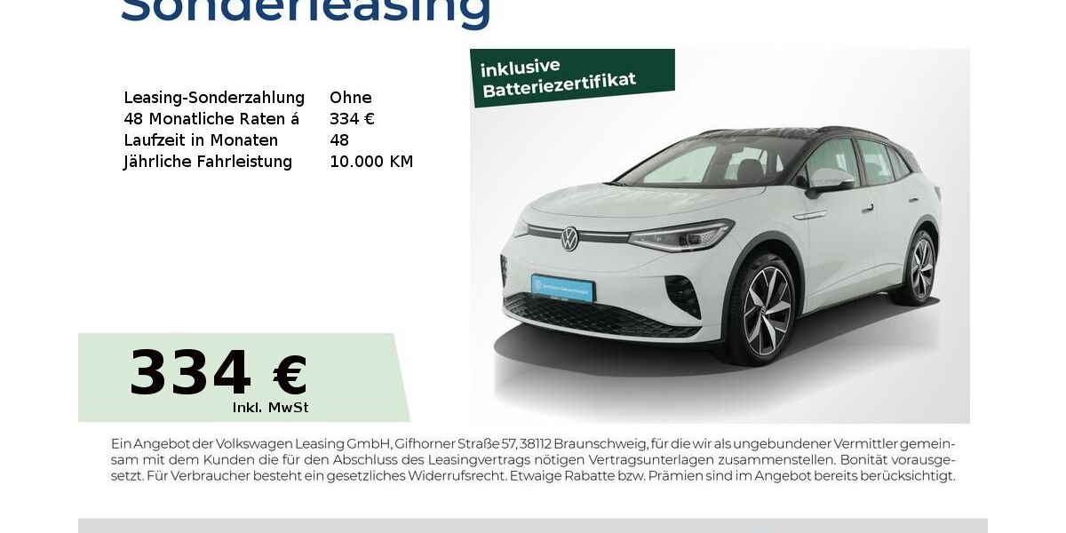 VW ID.4 43.147 km 28.450 € Nürnberg 90411