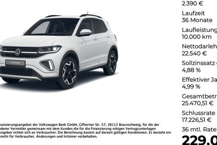 VW T-Cross 11.542 km 24.540 &euro; Vechta 49377