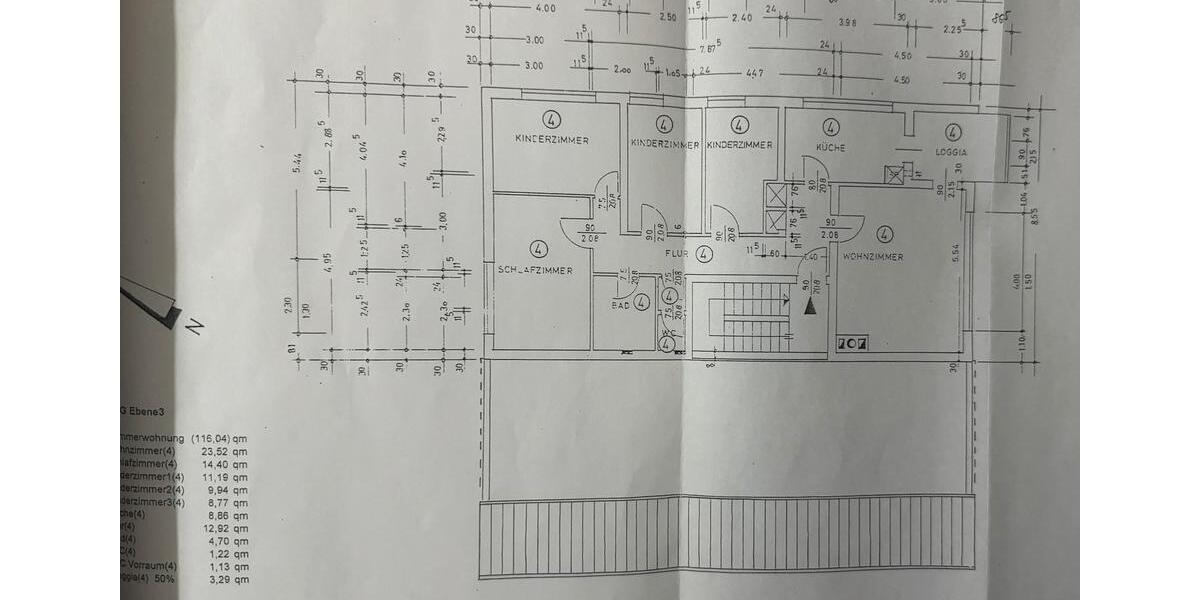 Etagenwohnung Lauda-Königshofen Königshofen - 5.5 Zimmer, 117 m&sup2;, 280.000&euro; | Angebot:27019196
