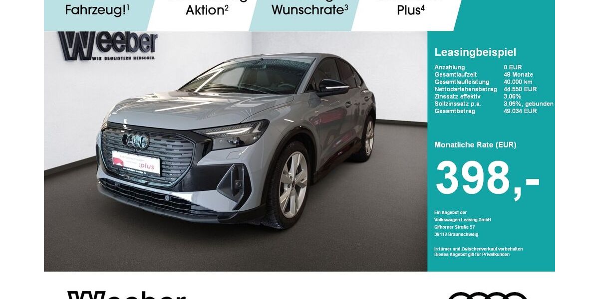 Audi Q4 e-tron 20.290 km 42.890 &euro; Leonberg 71229