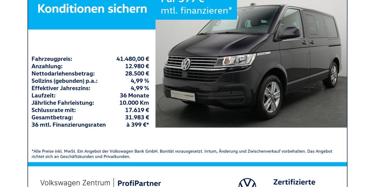 VW T6 Multivan 65.698 km 39.780 &euro; Leverkusen 51379