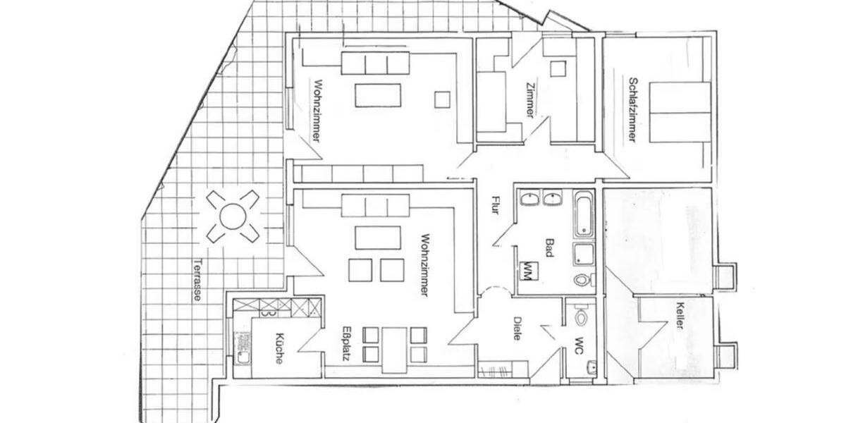 Terrassenwohnung Künzelsau - 4 Zimmer, 169 m&sup2;, 399.000&euro; | Angebot:24356130