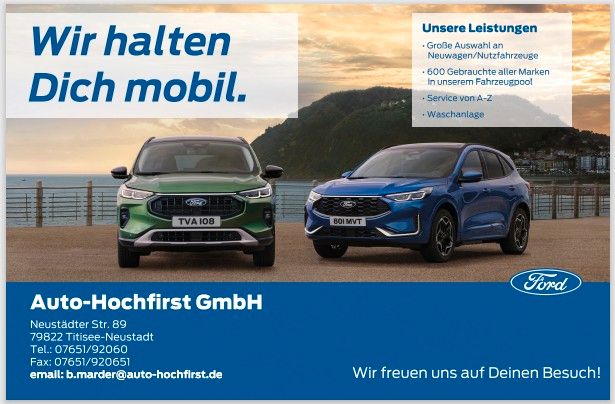 Ford Fiesta 29.450 km 17.880 &euro; Titisee Neustadt 79822