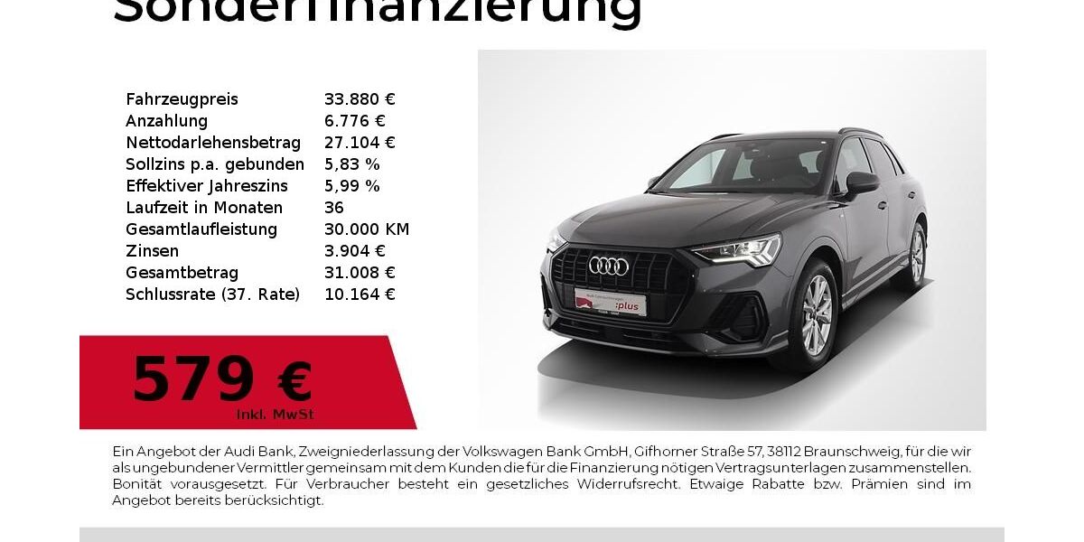 Audi Q3 26.956 km 33.880 &euro; Nürnberg 90441