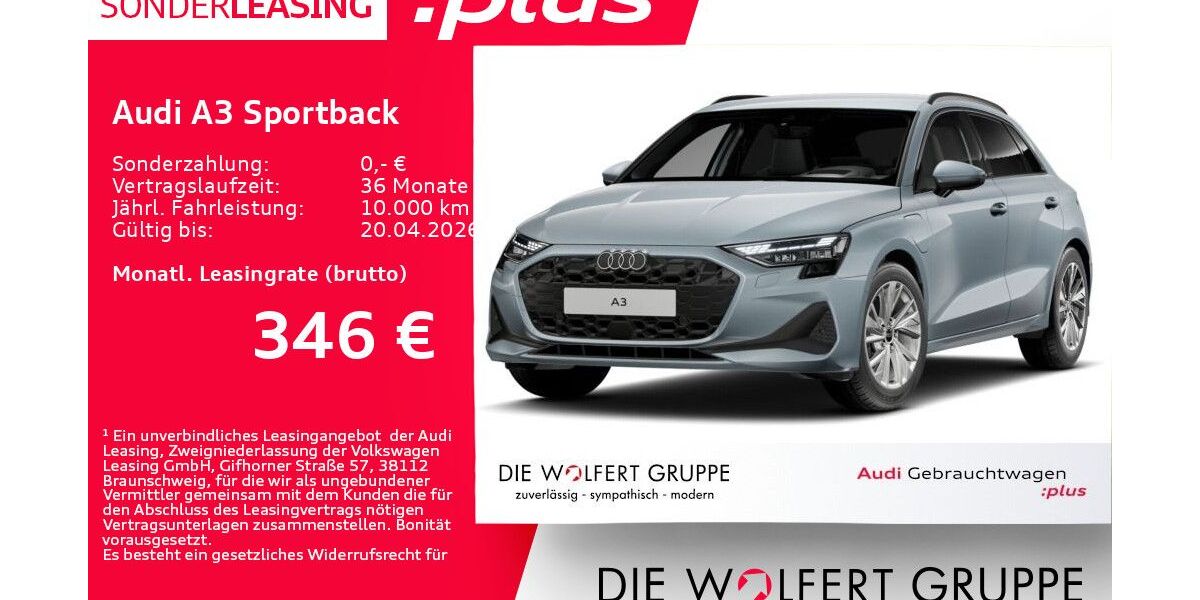 Audi A3 7.892 km 38.300 &euro; Großwallstadt 63868
