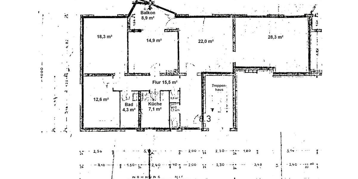 Etagenwohnung Nürnberg Altenfurt - 5 Zimmer, 130 m&sup2;, 390.000&euro; | Angebot:27096216