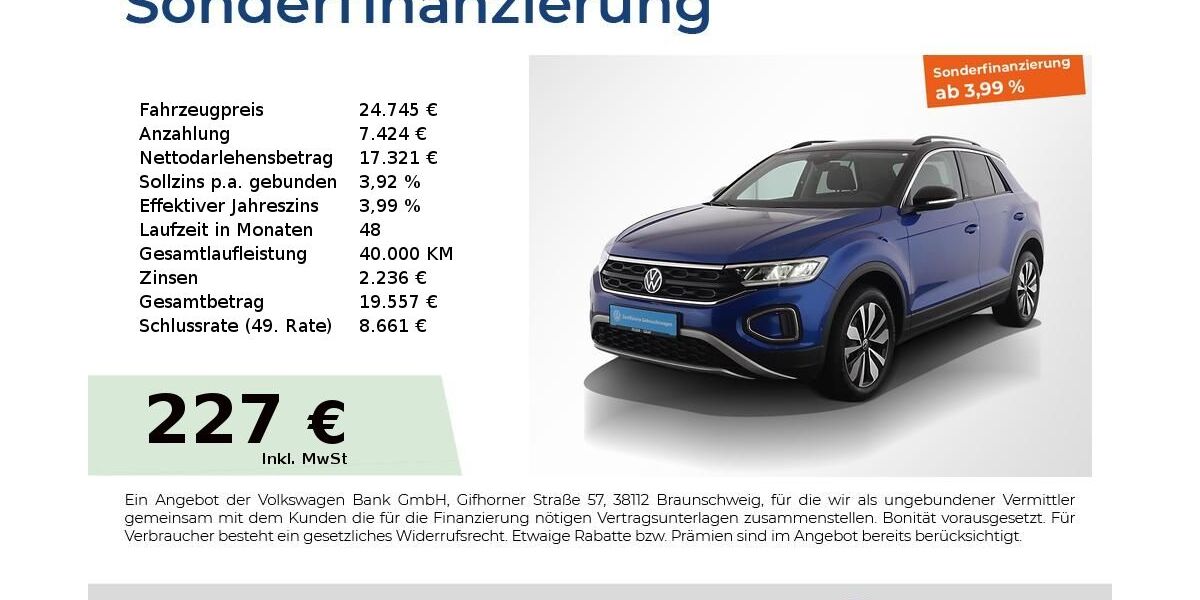 VW T-Roc 4.650 km 24.745 &euro; Nürnberg 90441