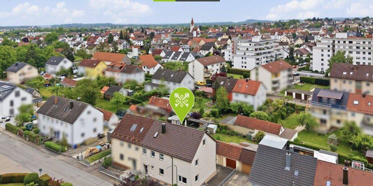 Doppelhaushälfte Neu-Ulm / Pfuhl Pfuhl - 8 Zimmer, 182 m&sup2;, 570.000&euro; | Angebot:26815865