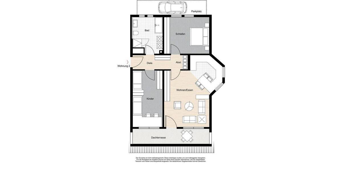 Etagenwohnung Hafenlohr Windheim - 3 Zimmer, 82 m&sup2;, 170.000&euro; | Angebot:26344146